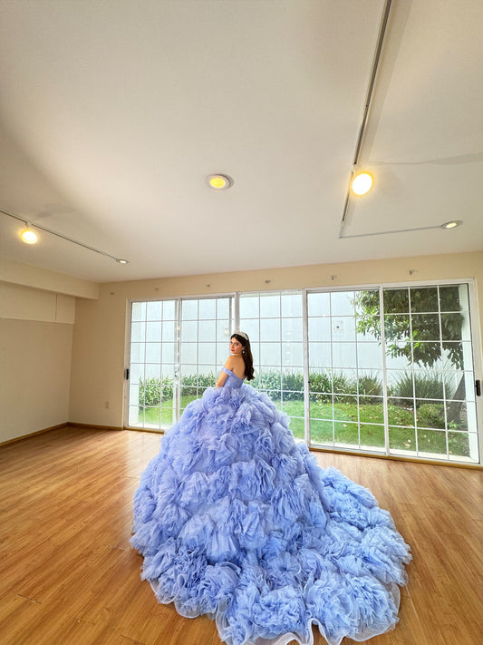 VESTIDO ELITE COLLECTION 060502 BLUE