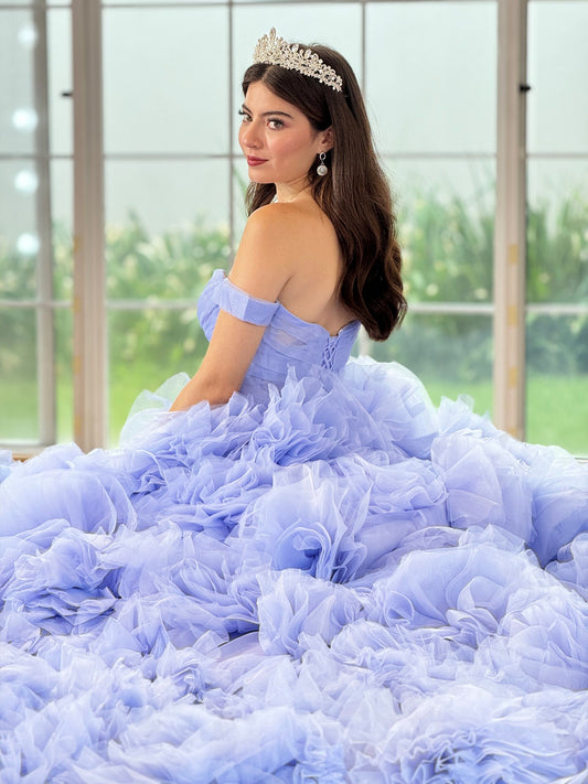 VESTIDO ELITE COLLECTION 060502 BLUE