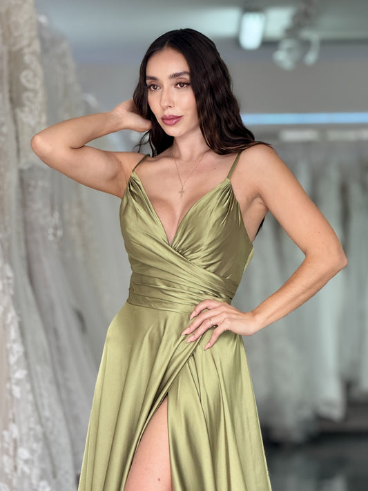 VESTIDO ELITE COLLECTION 7485 SOFT SATIN