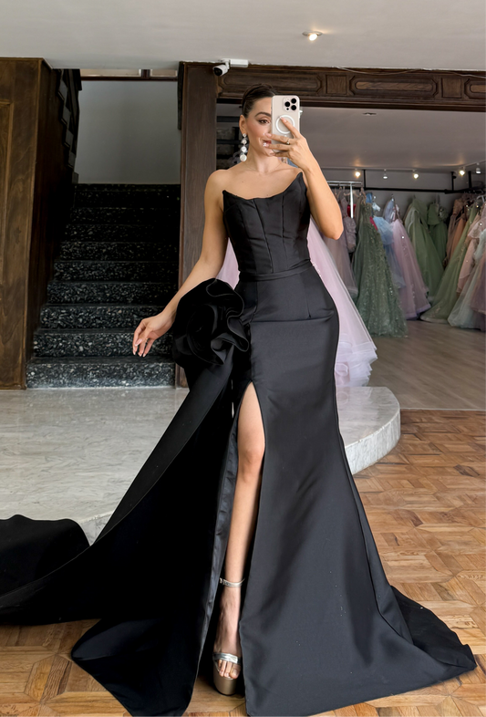 VESTIDO ELITE COLLECTION 25325 BLACK